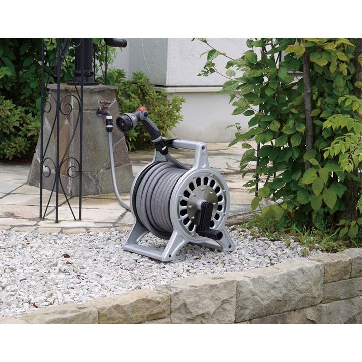 見事な ホースリール おしゃれ 庭 ガーデニング 散水 ホースホルダー 都会的 梅雨 ブロッサリール m 36 300円 Aynaelda Com