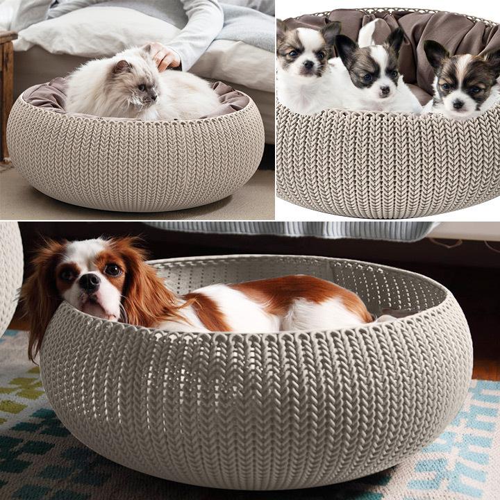 樹脂製 ペット用 ベット「カーバー （CURVER） ニット コージー ペット用ベッド （KNIT COZY PET BED）」｜juicygarden｜04