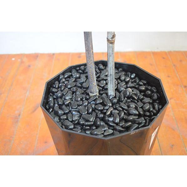 【推し】 観葉植物 インテリア 造花 光触媒 人工観葉植物 人工樹木 オフィス用 光触媒加工済み 黒竹2本立 180cm 【2721002689】(14150円)