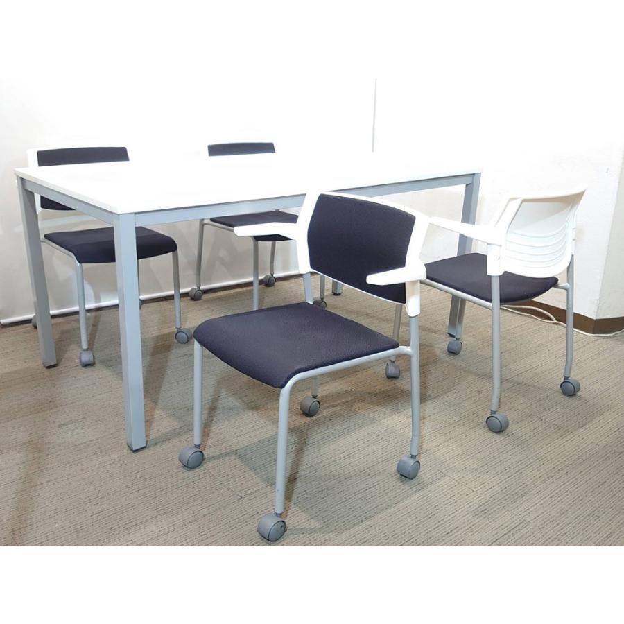 会議テーブル 会議用テーブル ミーティングテーブル ミーティングセット テーブル３色あり 会議チェア 有料オプションあり アクリル板｜juke-store｜02
