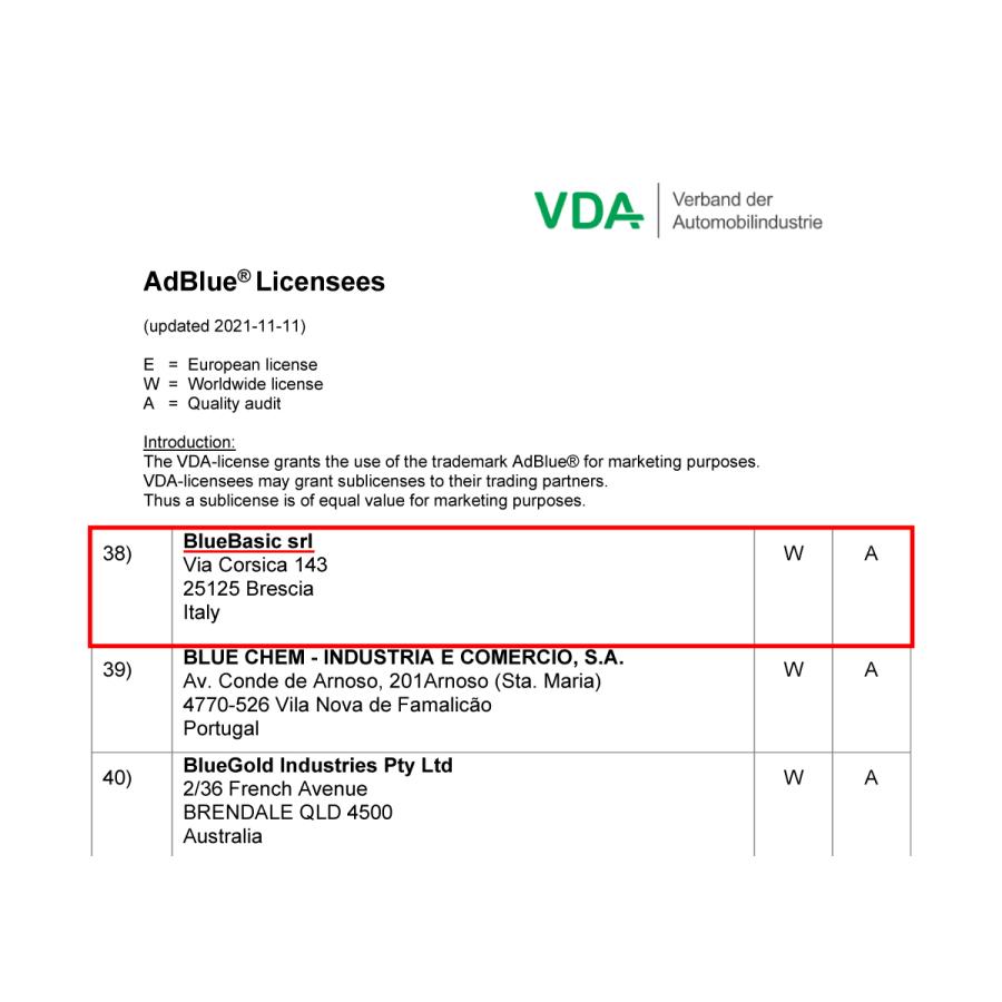 Adblue アドブルー l 5箱 高品位尿素水 ブルーベーシック Iso 1 実物 バッグインボックス Vdaライセンス取得品