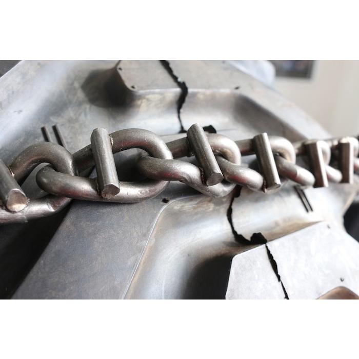 エルゴラ　タイヤショベルチェーン② KA68112 ミニショベル12.5/70-16タイヤチェーン