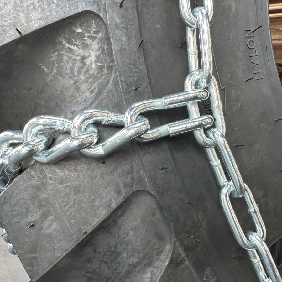 建設機械用タイヤチェーン 合金鋼サイドカム付き偏芯ロックチェーン 