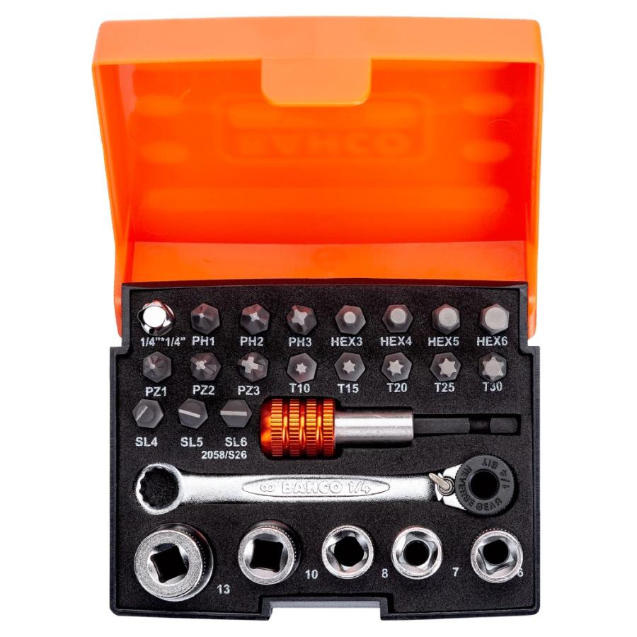 (未使用･未開封品)　BAHCO(バーコ) Insulated Hexagon Socket 1000V絶縁ソケットセット 7811DMV 7z28pnb BAHCO（バーコ） ミニチュアビットラチェット26点セット 2058/S26 差込