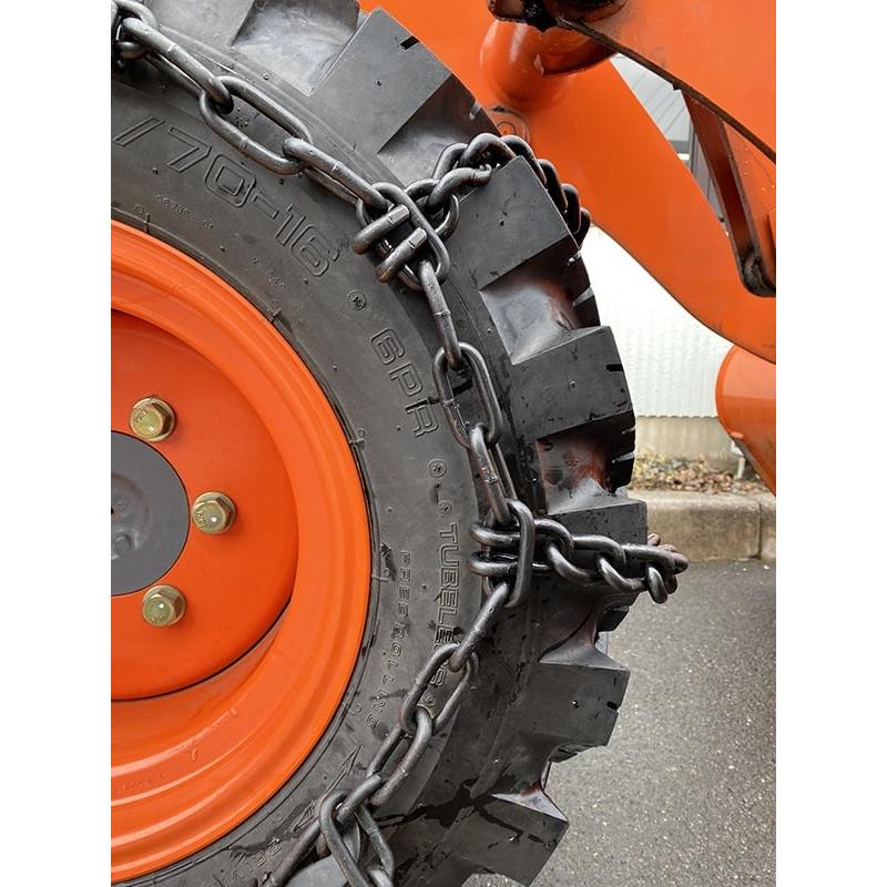 ホイールローダー／重機／除雪車のタイヤチェーン４本セット ホイールローダー／重機／除雪車のタイヤチェーン4本セット juko