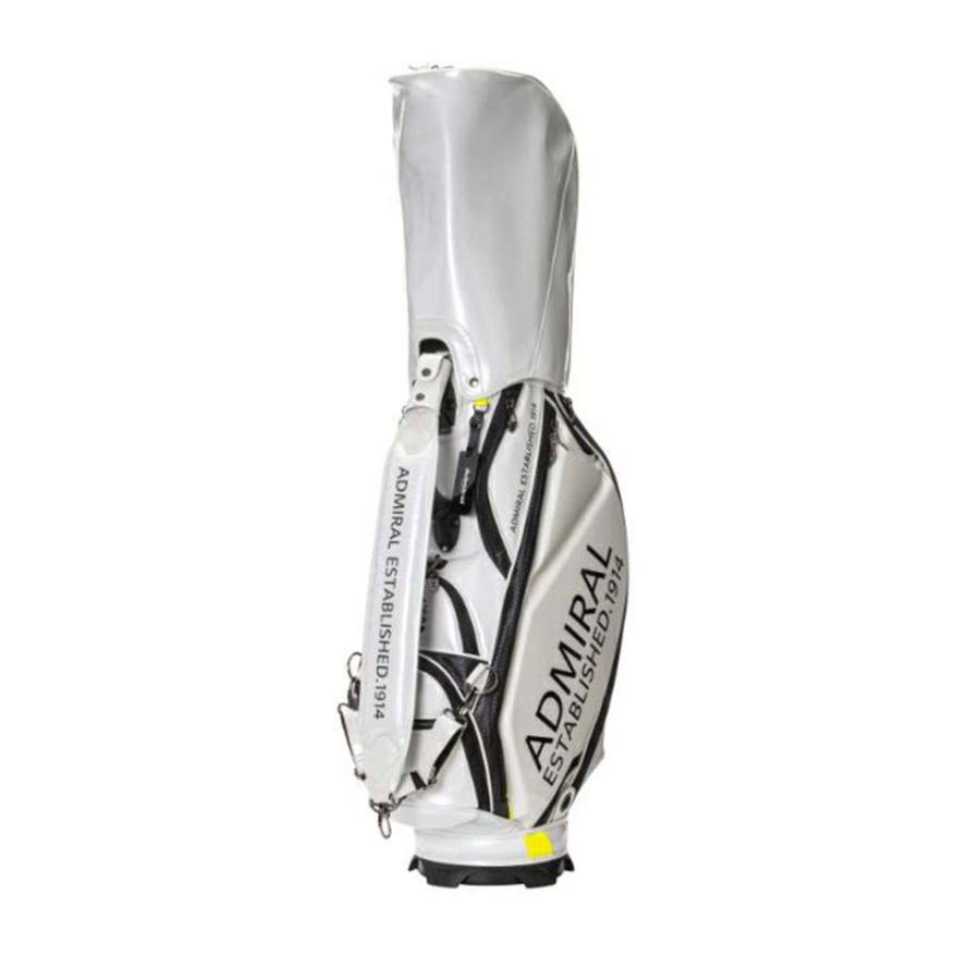 Admiral ゴルフキャディバッグ ホワイト Admiral Golf 23SS アドミラル ADMG3AC1 カート キャディバッグ