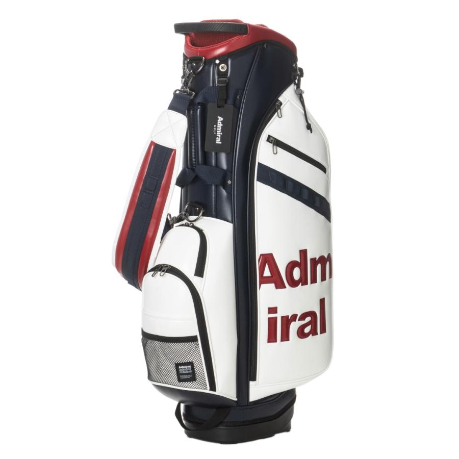 ADMIRAL アドミラル　スタンド式　キャディバッグ　中古 Admiral 【購入特典付】【キャディバッグの下取り・修理承ります