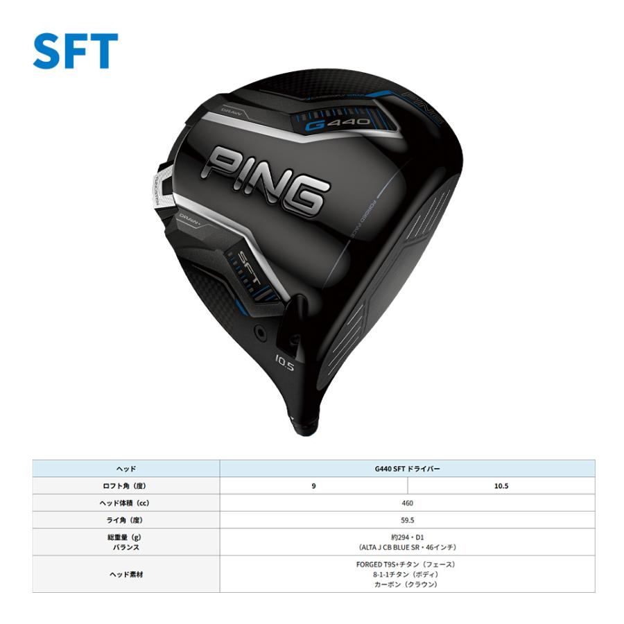 PING（ピン） PING G440 MAX SFT LST ドライバー 標準 純正 シャフト