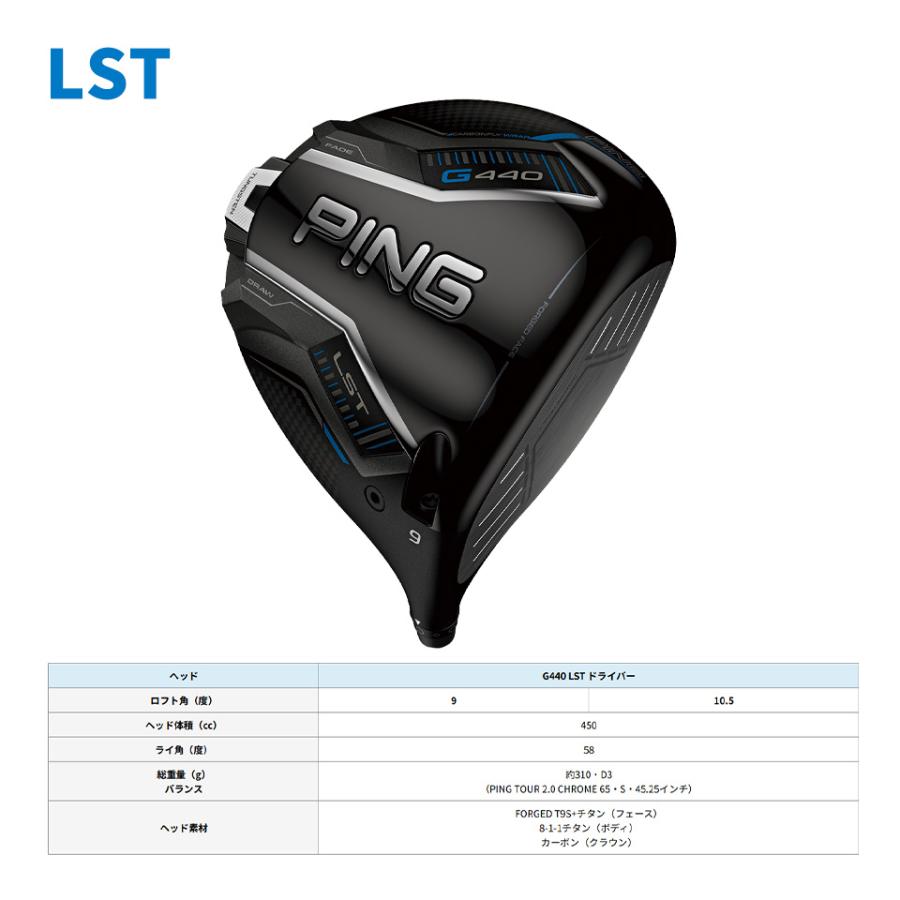PING（ピン） PING G440 MAX SFT LST ドライバー 標準 純正 シャフト