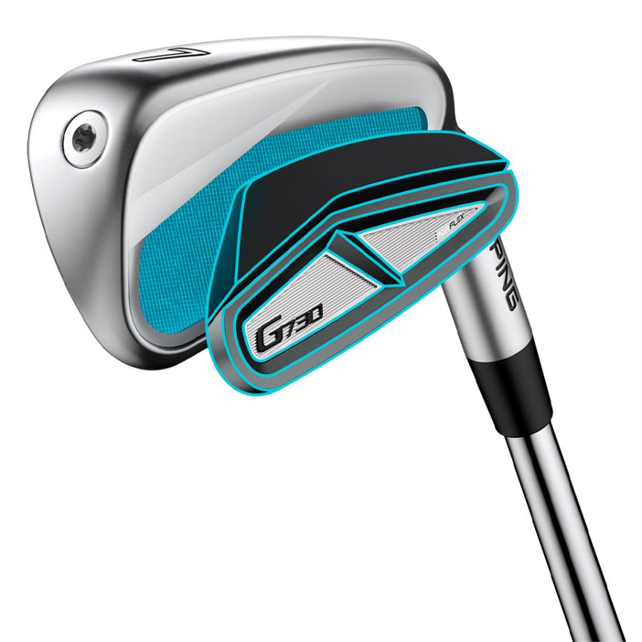 PING ピン G730 アイアン 5本7-U NSプロ　zelos6 PING ピン G730アイアン N.S PRO ZELOS 6 ゼロス シャフト 5本