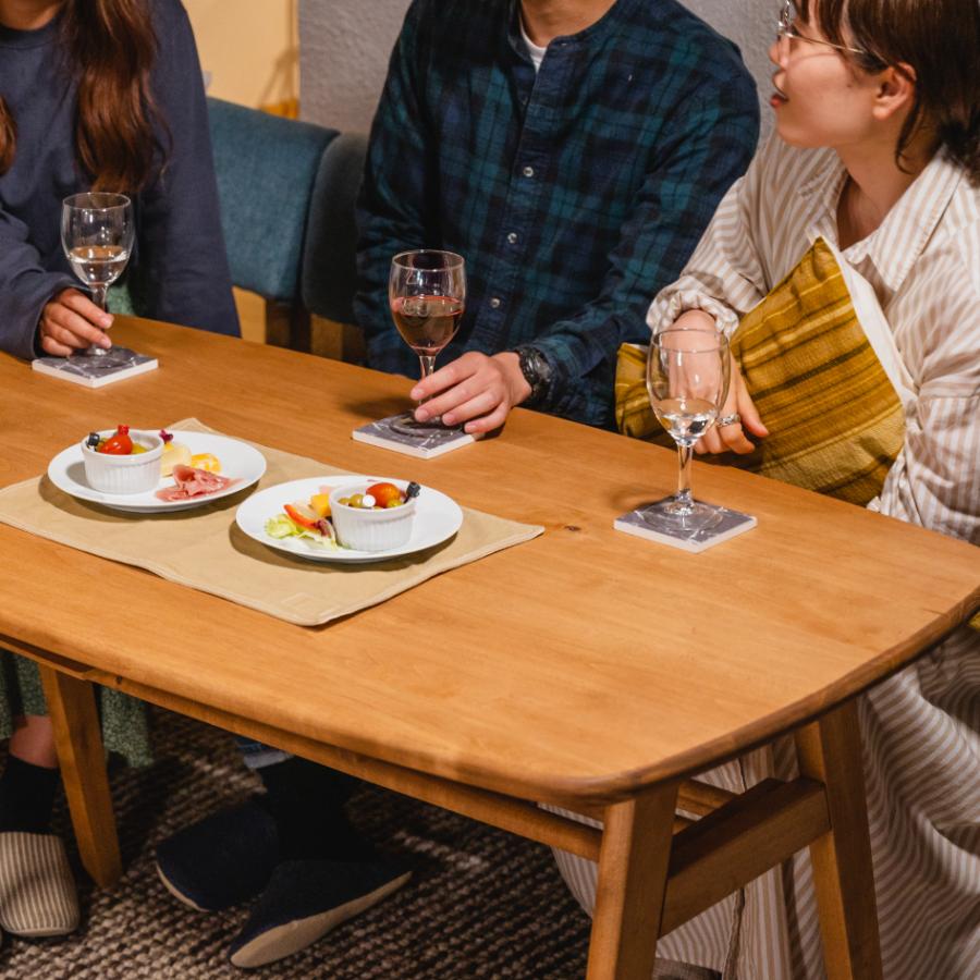 関家具 AMAN アマン リビングダイニングテーブル 幅120cm 奥行70cm 高