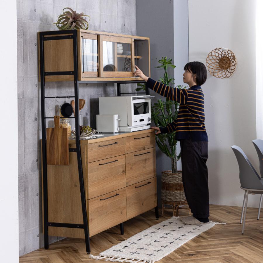 関家具 RITTER リッター キッチンボード ダイニングボード 幅144cm