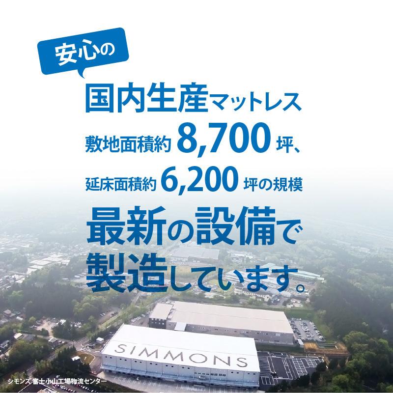 シモンズ ベッド イクラス フラット シングル レギュラー6.5 マットレス ダブルクッション 限定モデル ベッド 日本製 正規販売店 レギュラー SIMMONS_6