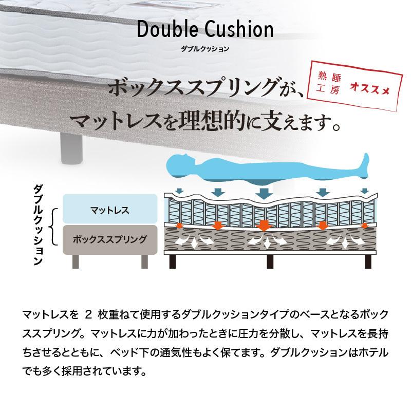 シモンズ ベッド イクラス フラット セミダブル レギュラー6.5 マットレス ダブルクッション 限定モデル ベッド 日本製 正規販売店 レギュラー SIMMONS_13
