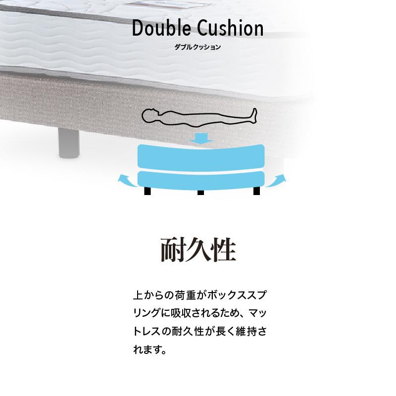 シモンズ ベッド イクラス フラット セミダブル レギュラー6.5 マットレス ダブルクッション 限定モデル ベッド 日本製 正規販売店 レギュラー SIMMONS_17