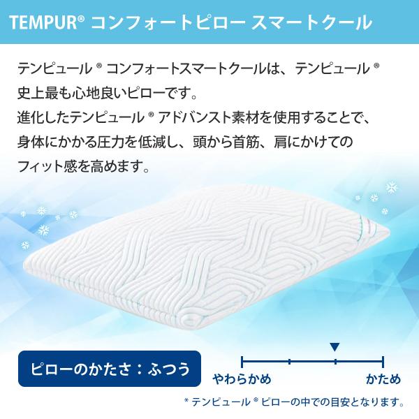テンピュール TEMPUR コンフォートピロー スマートクール 冷感 テンピュール TEMPUR コンフォートピロー スマートクール 冷感
