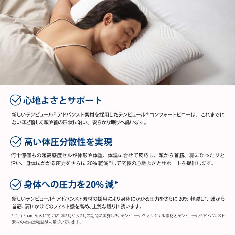 テンピュール TEMPUR コンフォートピロー 枕 やわらかめ ふつう テンピュール TEMPUR コンフォートピロー 枕 やわらかめ ふつう