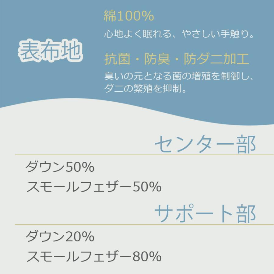 日本ベッド NIHONBED Refworge リフワージュ ダウンピロー ハイタイプ