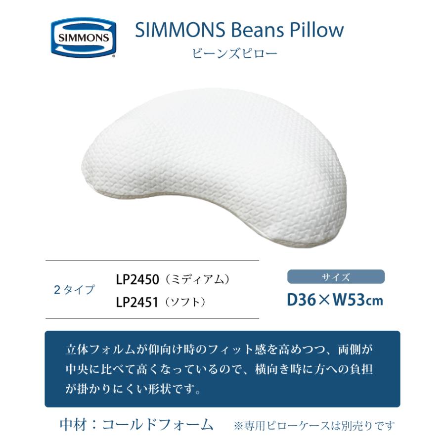 SIMMONS（シモンズ） 爆買 父の日 正規販売店 ビーンズピロー LP2450