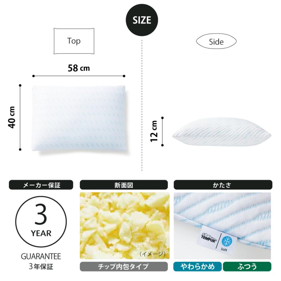テンピュール（TEMPUR） 正規販売店 プリマピロー スマートクール 63