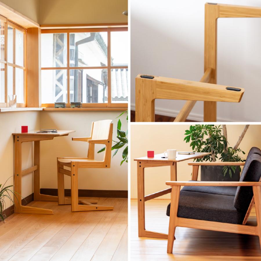 TEORI（テオリ） 日本製 5DESK T-FD 竹集成材 DESK デスク 机 幅85cm