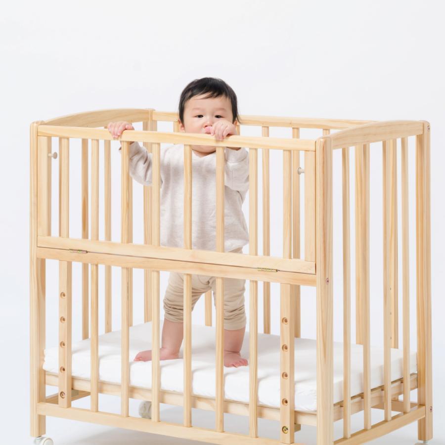 大和屋 新商品 yamatoya認定店 リビングコット ベビーベッド yamatoya