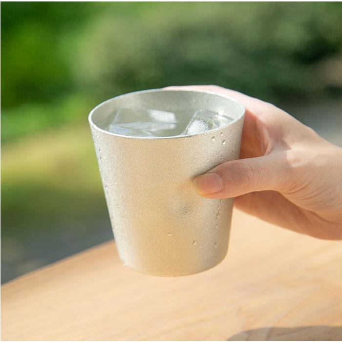 能作 NAJIMIタンブラー 501341 錫 390cc なじみ 酒 焼酎 ビール 父の日