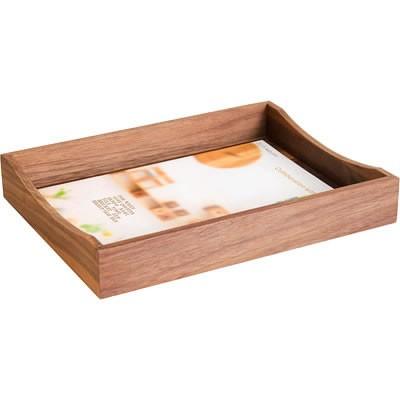 PLAM Latree レタートレイ ウォルナット 小さな無垢の木 幸せインテリア 飛騨家具 プラム ラトレ 木製 ナチュラル 北欧 文箱 ギフト 入学の画像