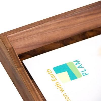 PLAM Latree レタートレイ ウォルナット 小さな無垢の木 幸せインテリア 飛騨家具 プラム ラトレ 木製 ナチュラル 北欧 文箱 ギフト 入学の画像