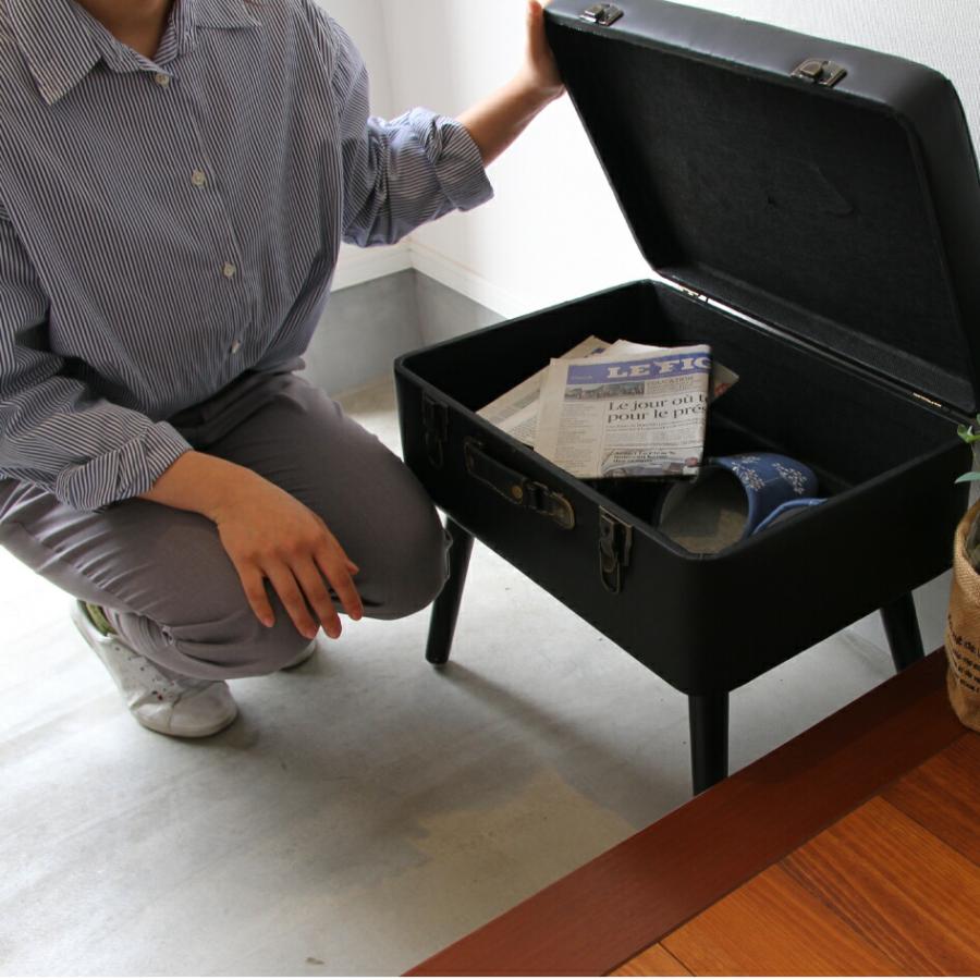 ICHIBA（市場） 収納スツール Pick Stool ST-3263 トランクモチーフ