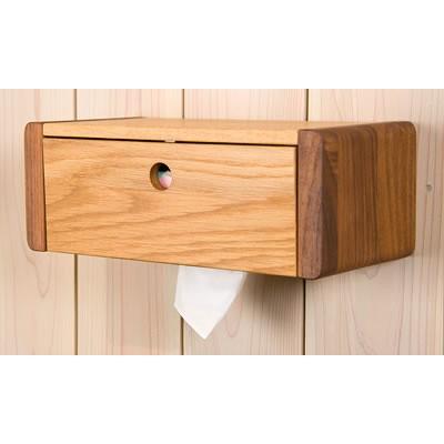 Latree 飾り棚BOX付きオーク/ウォールナット新品