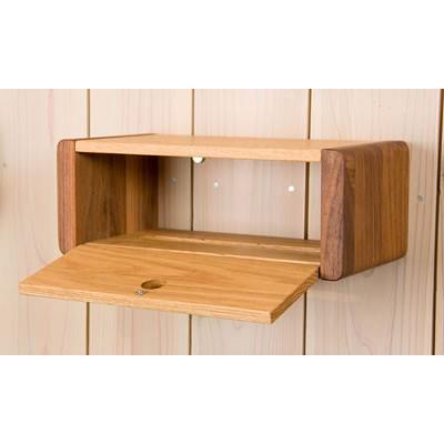 Latree 飾り棚BOX付きオーク/ウォールナット新品