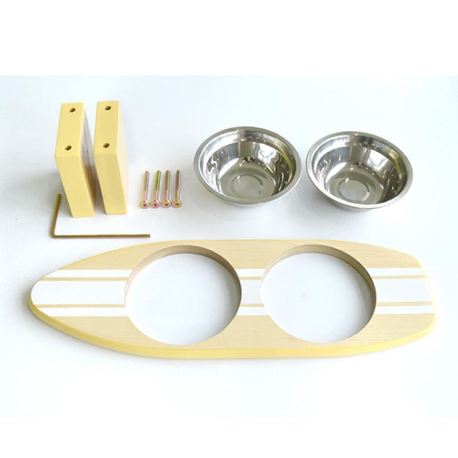 ペット用食器 SURF PLATE サーフプレート 330995 ホワイト 食器台