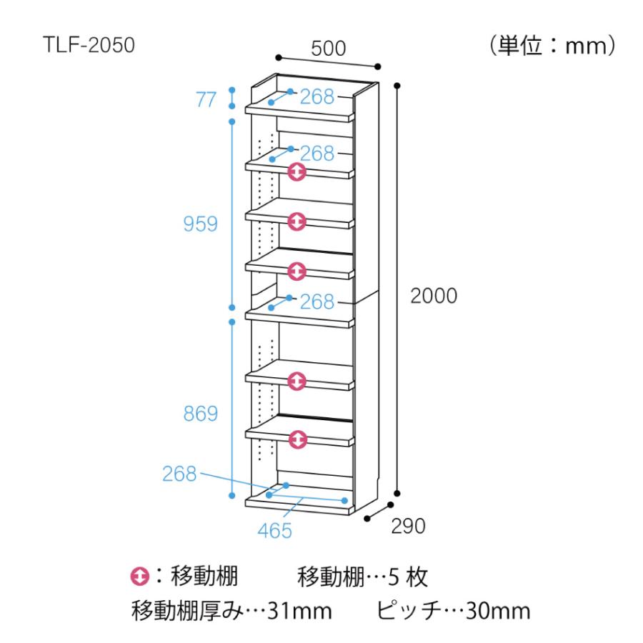 白井産業 トルフラット TLF-2050 幅50cm オープンラック シェルフ 大型