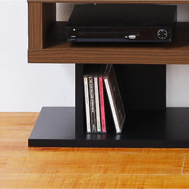 白井産業 爆買 ローボード ヴォルデバ VRD-3512 DK WH 幅120cm ダーク