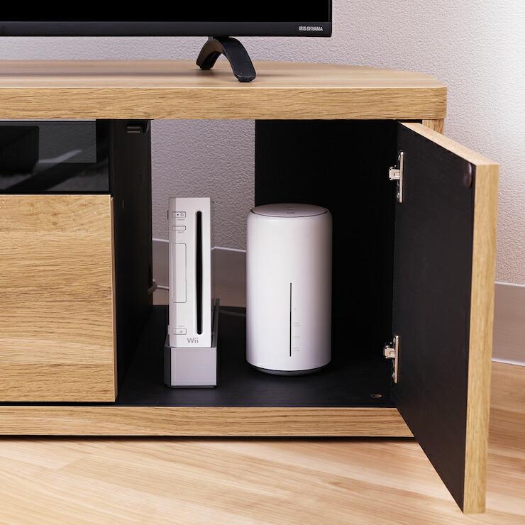 白井産業 ロコインテ テレビ台 幅130cm NA WH DK ROC-3513DH