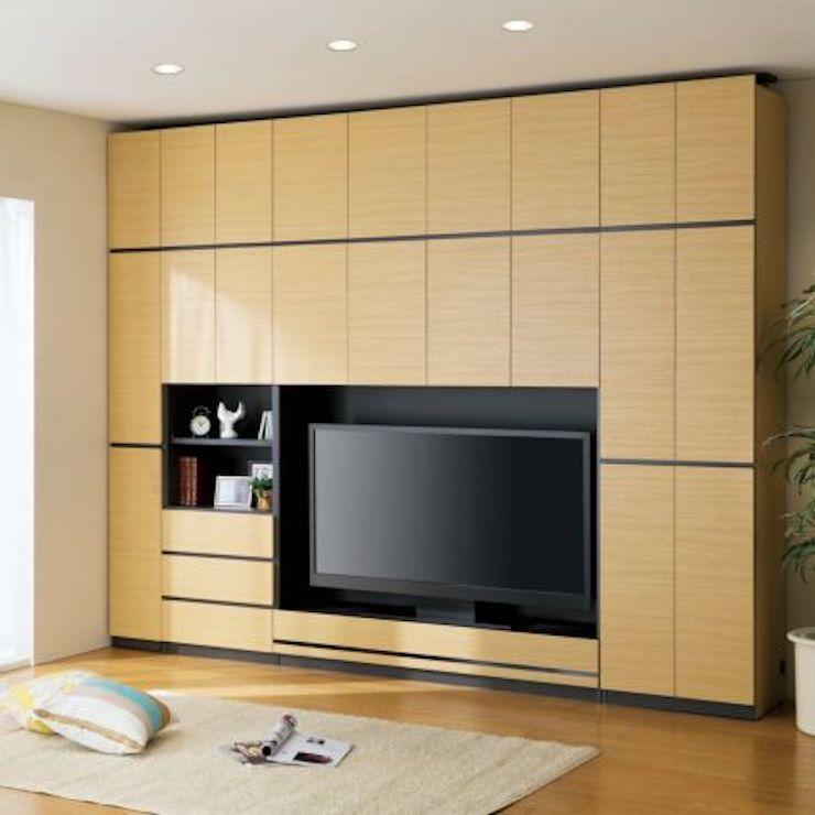 白井産業 ポルターレリビング 国産 壁面収納 テレビ台 POR-1815TV NA
