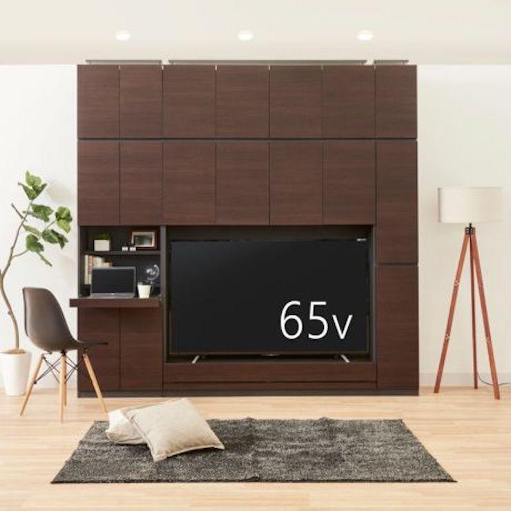 白井産業 ポルターレリビング 国産 壁面収納 テレビ台 POR-1815TV NA