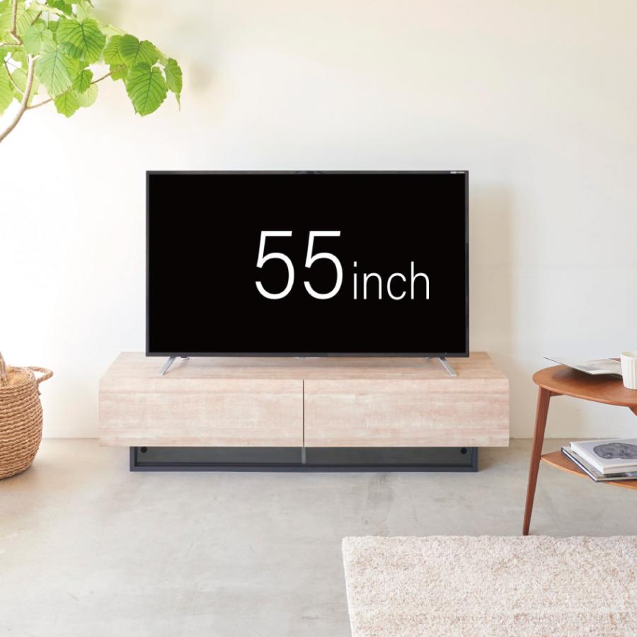 白井産業 ログーノ LOG-3515GH 幅150cm テレビ台 65V型対応 ローボード