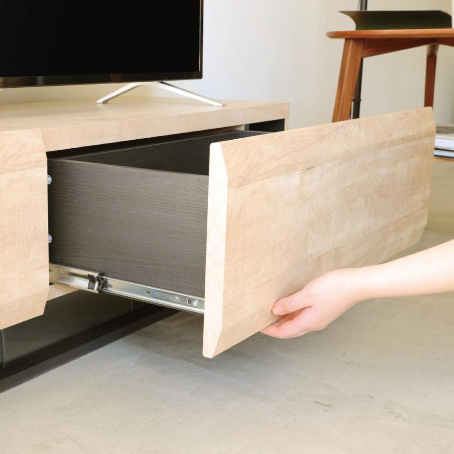 白井産業 ログーノ LOG-3515GH 幅150cm テレビ台 65V型対応 ローボード 