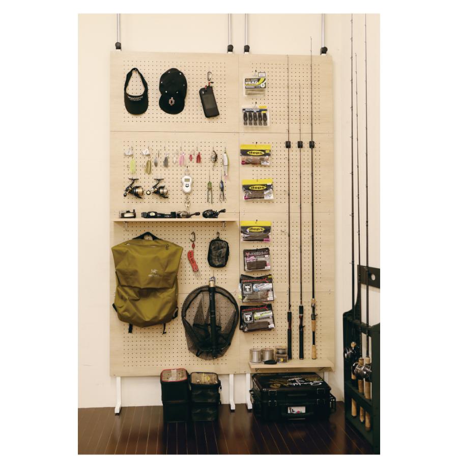 突っ張り有孔ボード 弘益 数量限定 特価品TYB-600 突っ張り有孔ボード オシャレ 収納 幅