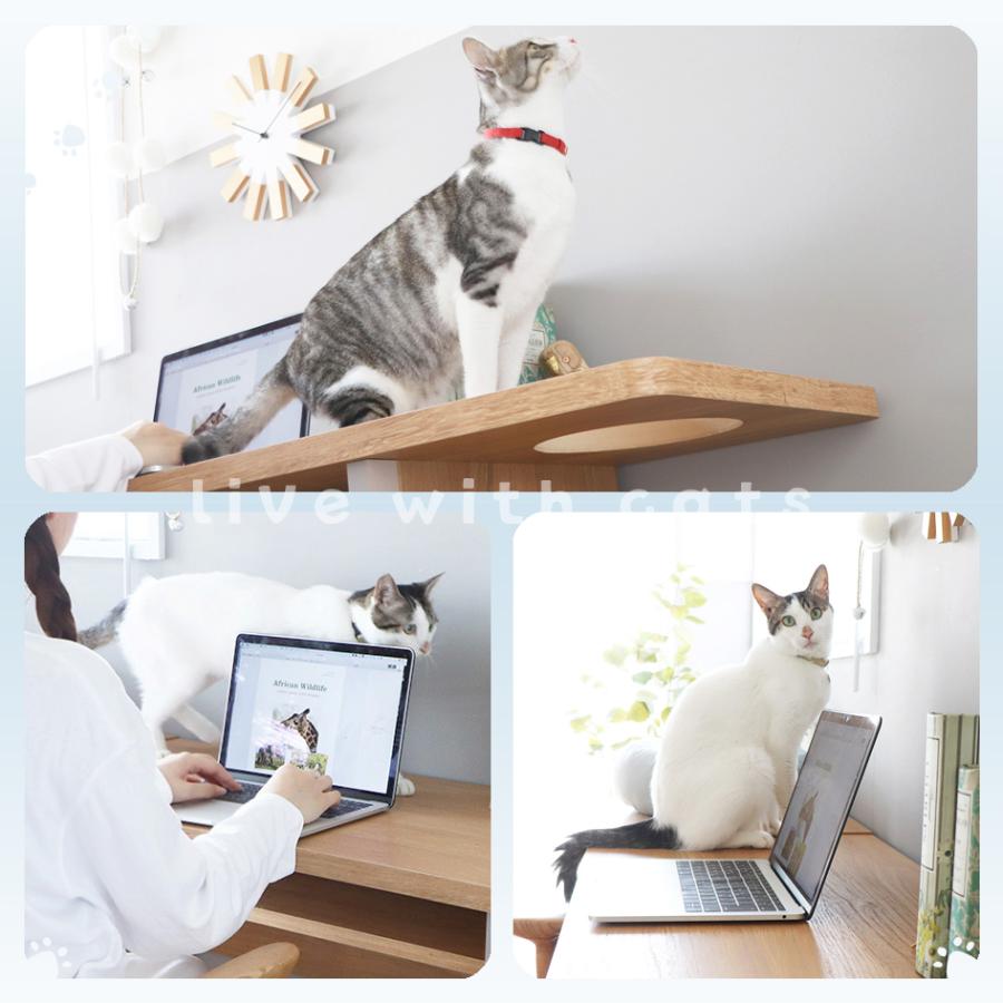 爆買 ペット家具 にゃんと一緒デスク treemo 猫用 ねこ 机 かわいい