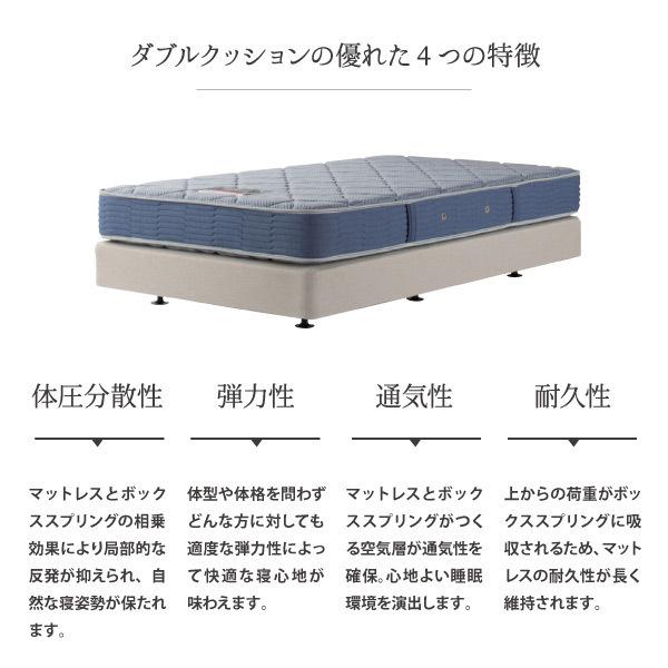 SIMMONS シモンズ ボックススプリング SD セミダブルサイズ  BB2103A／BB1202A／BN21009／BN16004 ビューティレストセレクション ダブルクッションの画像