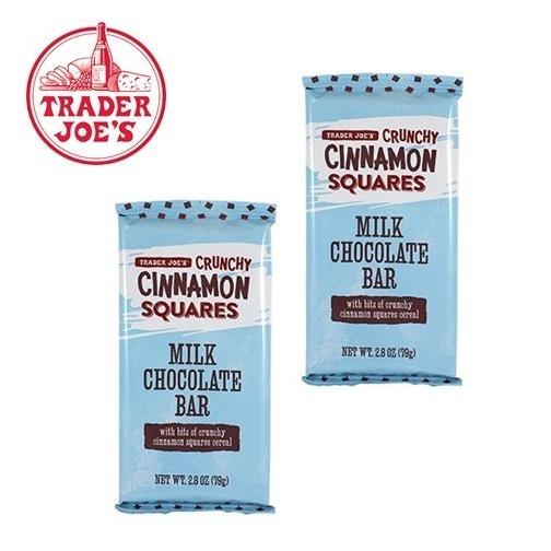トレーダージョー Trader Joe's クランキーチョコレート CRUNCHY CINNAMON ミルクチョコレート シナモン カカオ35