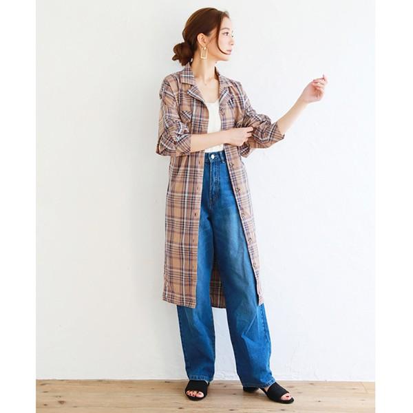 ♥80%off♥新品☆ブルーバードブルバード　チェックネルシャツ ワンピース☆ 85318_b01.jpg