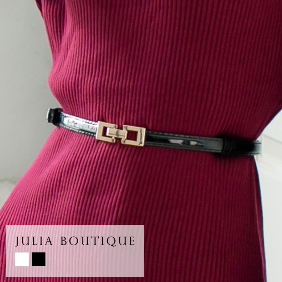 今だけ5 Off 細ベルト レディース 結婚式 フォーマル ベルト 調節 エナメルベルト ビット付き バックル エナメル 二次会 564 564 Julia Boutique 通販 Yahoo ショッピング