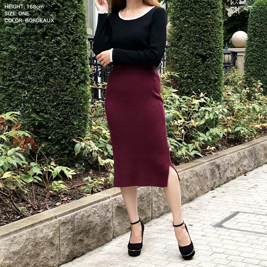 タイトスカート セットアップ レディース ニット ニットセットアップ 長袖 スカート ニットスカート タートルネック 622 622 Julia Boutique 通販 Yahoo ショッピング