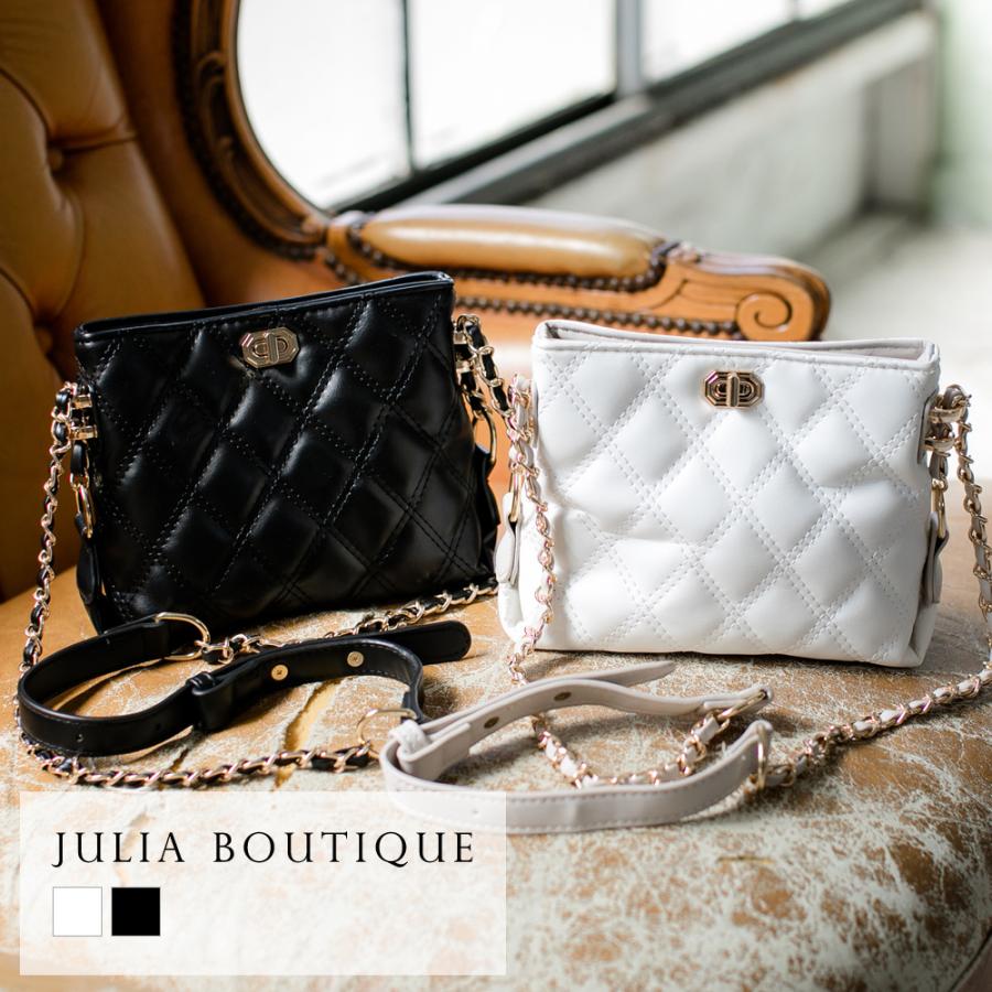 キルティングバッグ ショルダーバッグ 結婚式 二次会 レディース チェーンバッグ キルティング 合皮 フェイクレザー 665 665 Julia Boutique 通販 Yahoo ショッピング