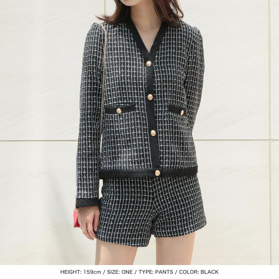 今だけ70%OFF!セットアップ 韓国風 ショートパンツ ツイード 今だけ70%OFF!セットアップ 韓国風 ショートパンツ ツイード