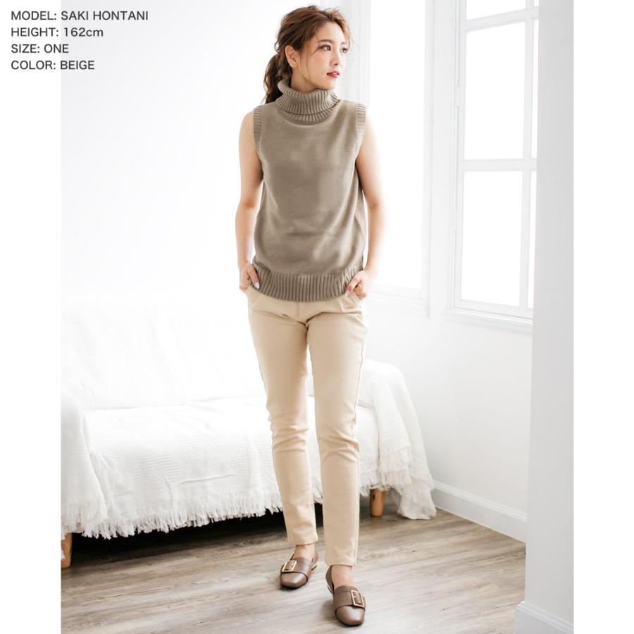 驚くばかりノースリーブ ニット タートル 人気のファッショントレンド